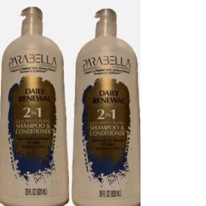 Parabella Daily Renewal 2 in1 Shampoo & Conditioner 28oz EACH 3PK